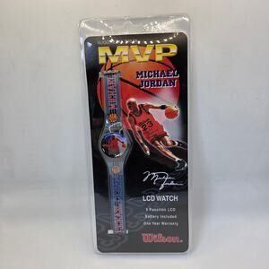Michael Jordan Wilson MVP LCD Watch LMJ227 New Sealed Vintage 90s Chicago Bulls